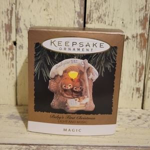 Vintage Baby First Christmas Ornament